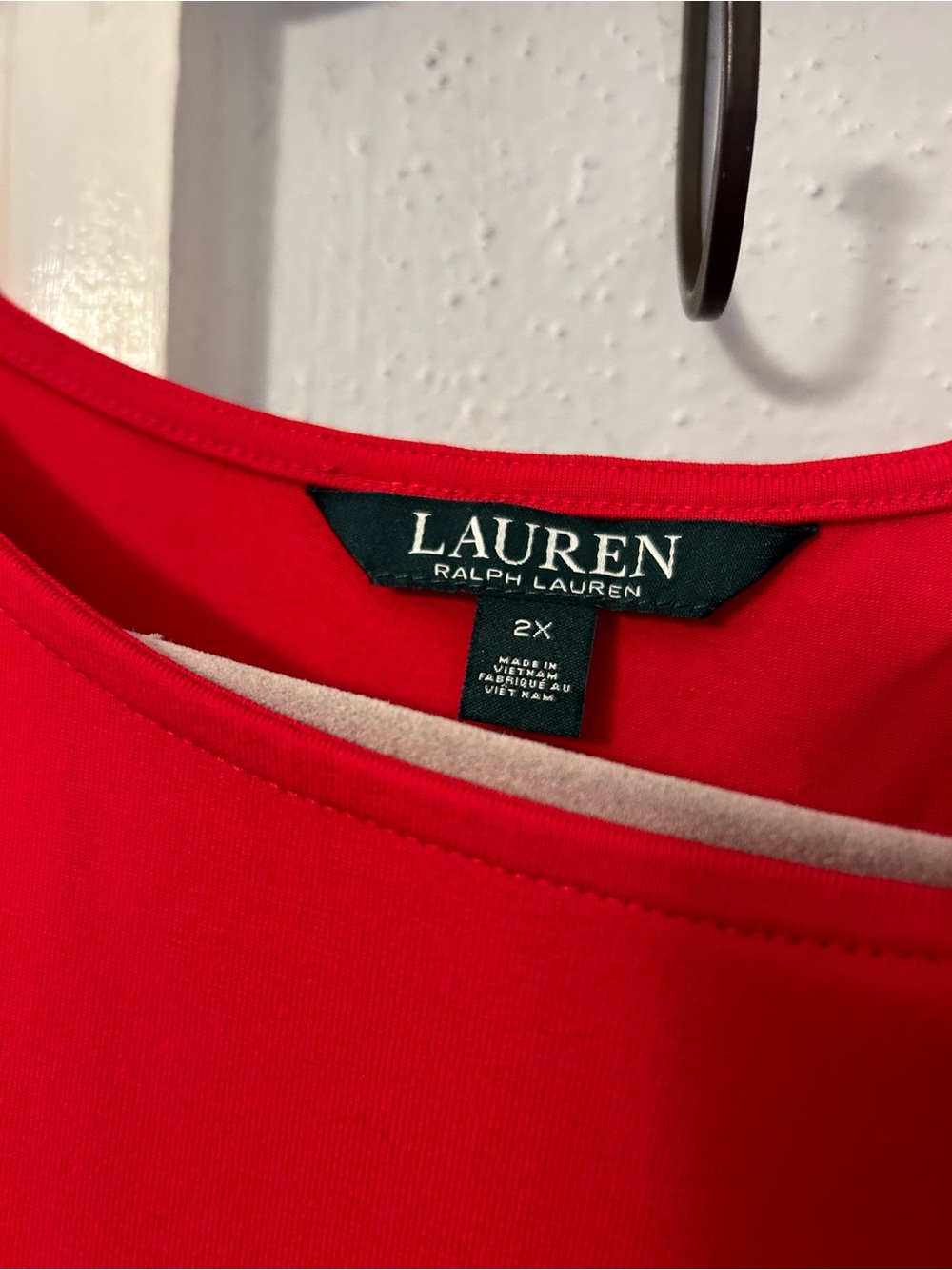 Lauren Ralph Lauren Bright Red Dress New w/ Tags